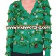 Christmas sweater unisex knitting patterns winter sweater custom decoration cardigan